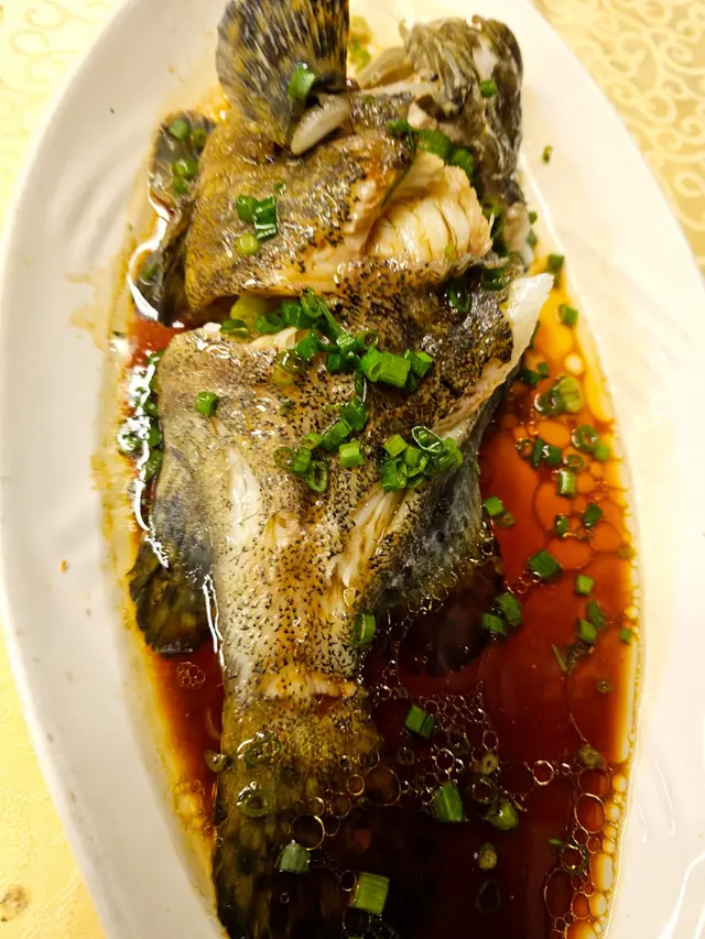 清蒸海斑魚