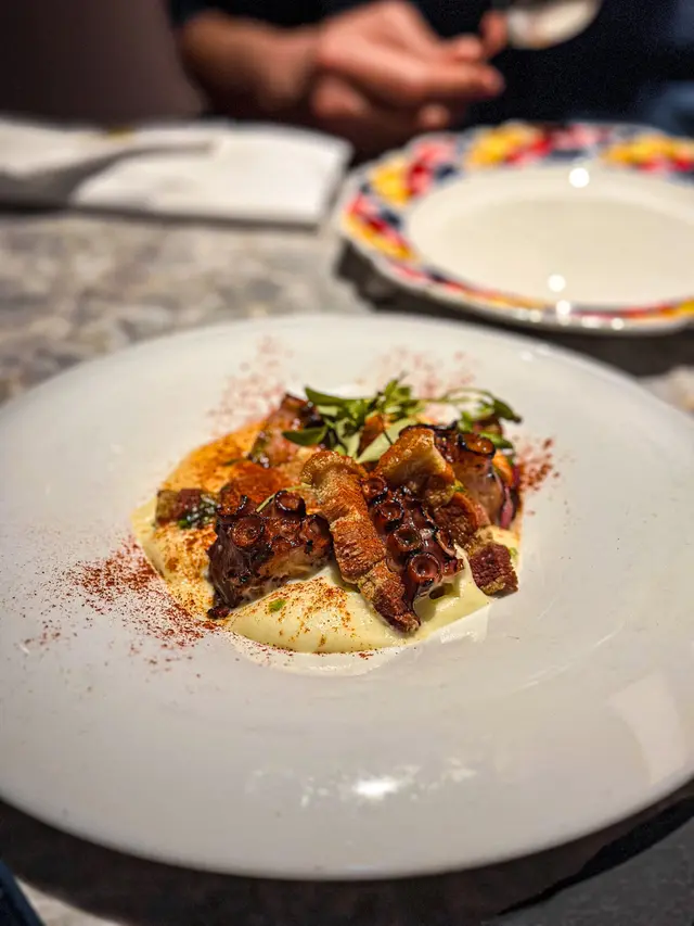 Octopus with Potato Foam