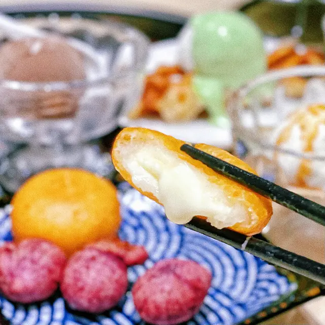 芝士年糕係流心芝士🧀芝士控必食呀!🫕