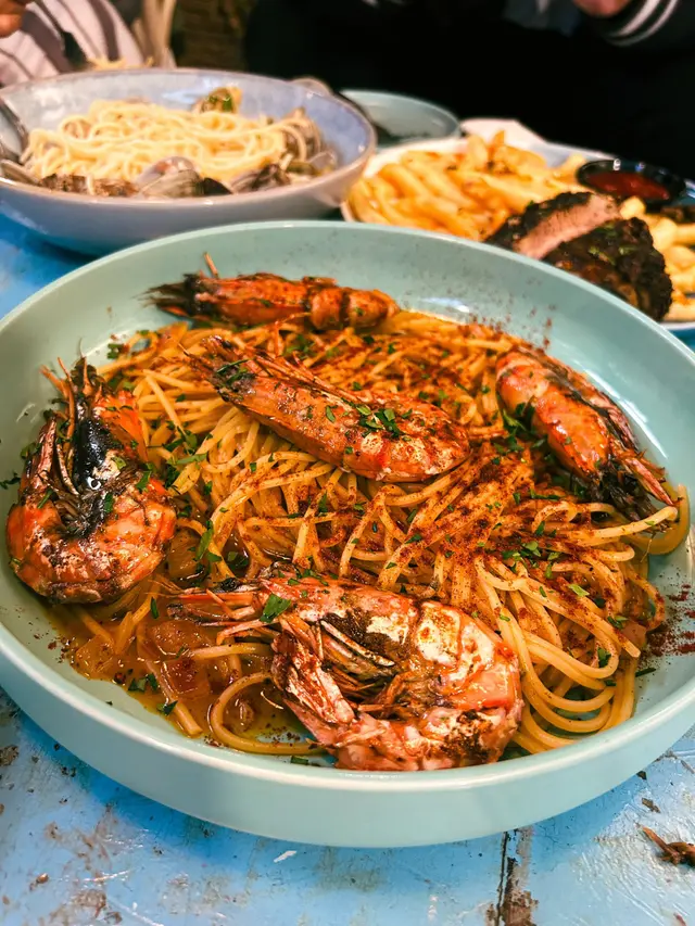 香濃蝦汁海蝦意粉