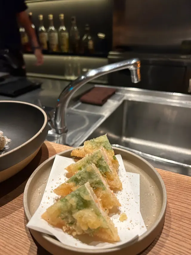 Shrimp, Scallop, Aburage Tempura