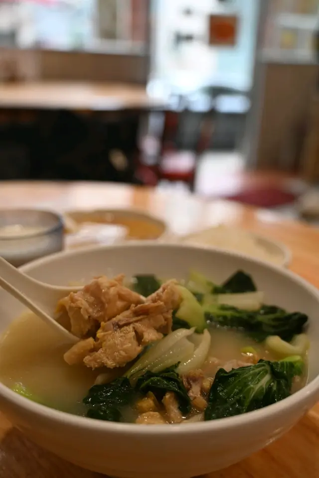 菜胆雲吞雞客飯套餐