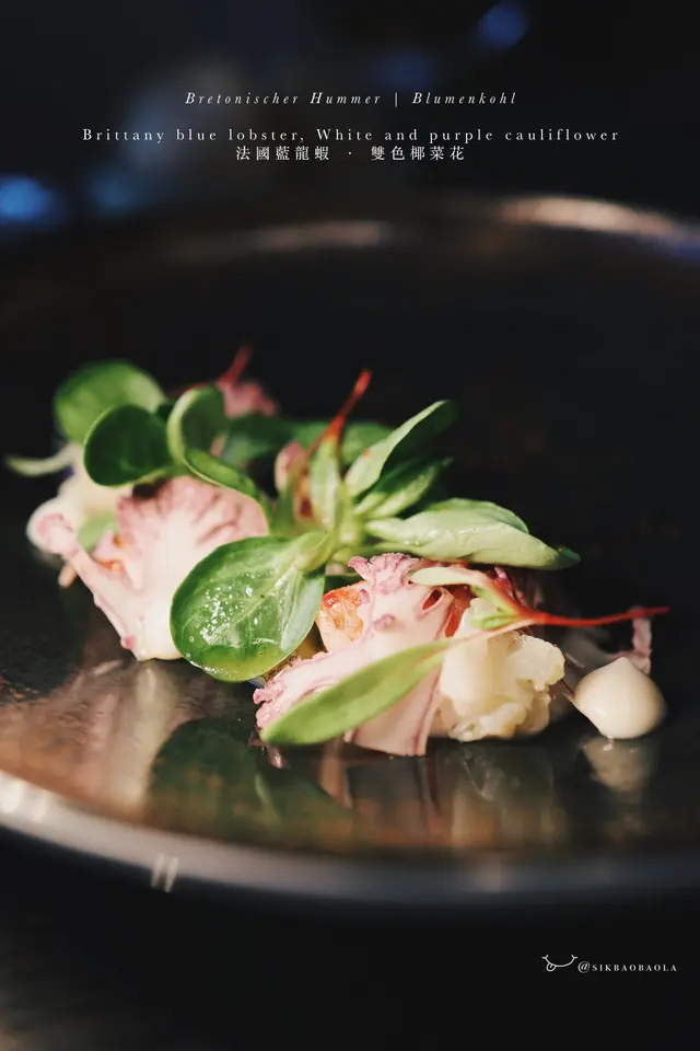法國藍龍蝦 · 雙色椰菜花