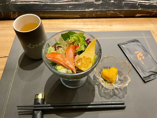 野菜沙律&南瓜蟹肉蓉