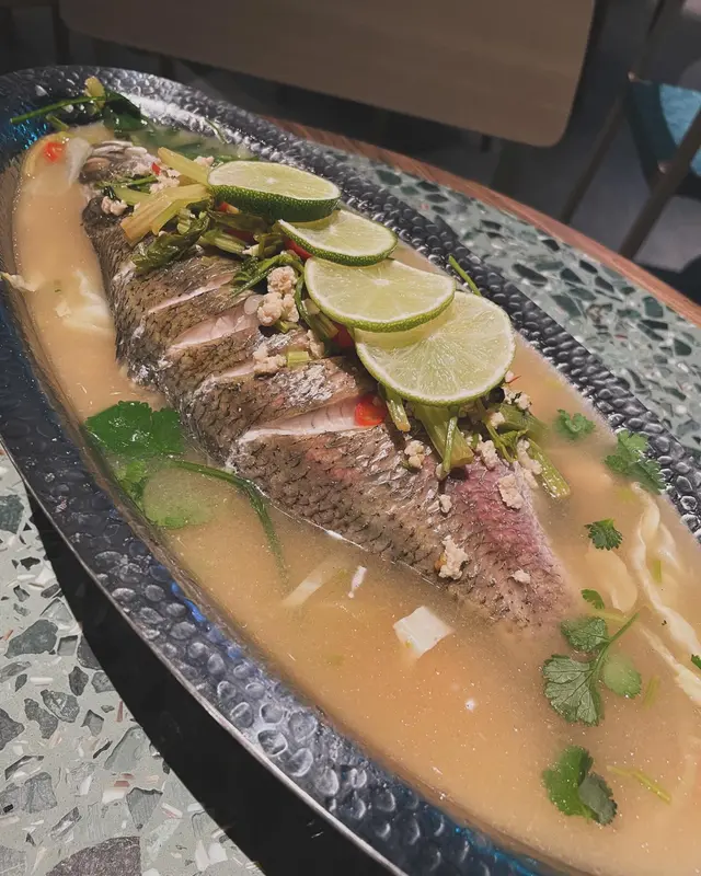 青檸辣椒蒸盲鰽魚
