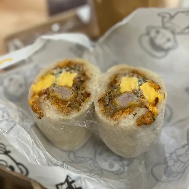 吉列豬扒粢蛋飯