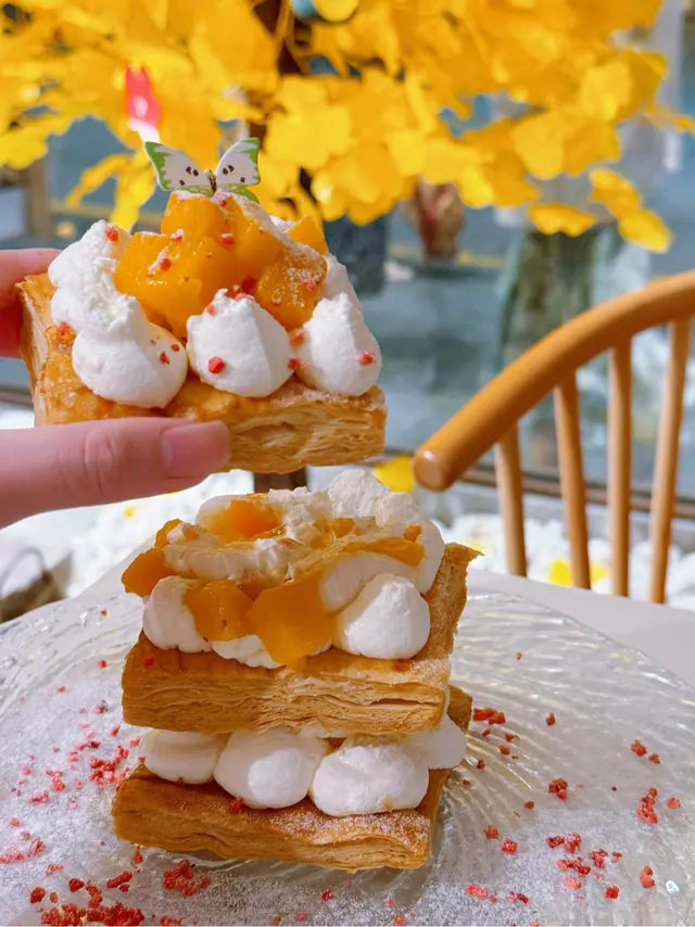 熟成芒果麻薯雪糕拿破崙