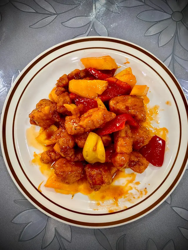 📌鮮菠蘿黑豚咕嚕肉