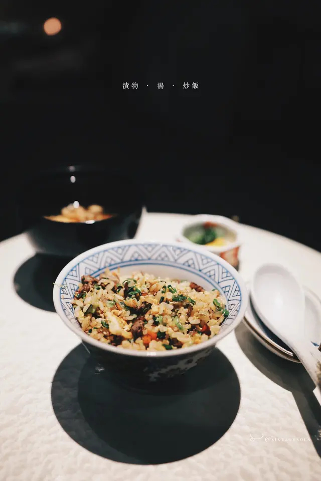 漬物 · 湯 · 炒飯