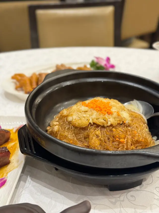 乾逼拆蟹肉粉絲煲