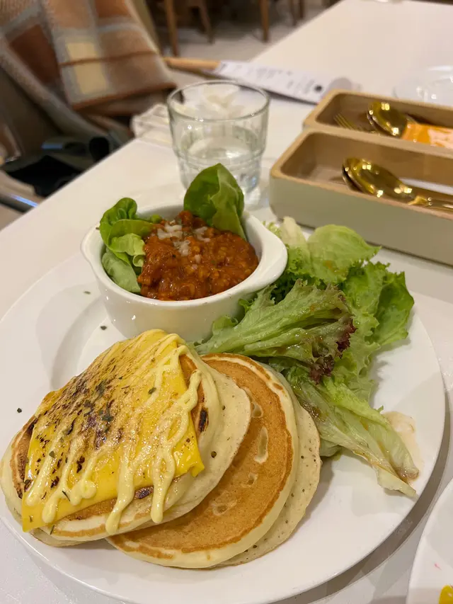 Bolognese Cheese Pancake