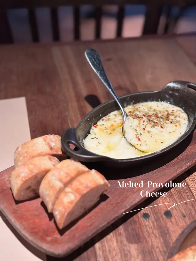 Melted Provolone Cheese