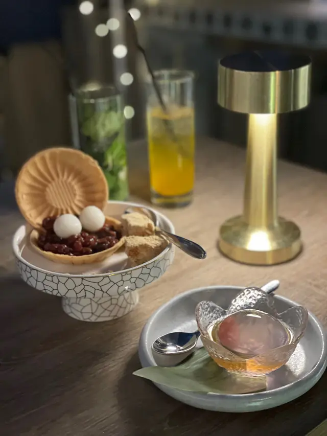 水順玄餅(前)/綠茶蕨紅豆白玉(後)