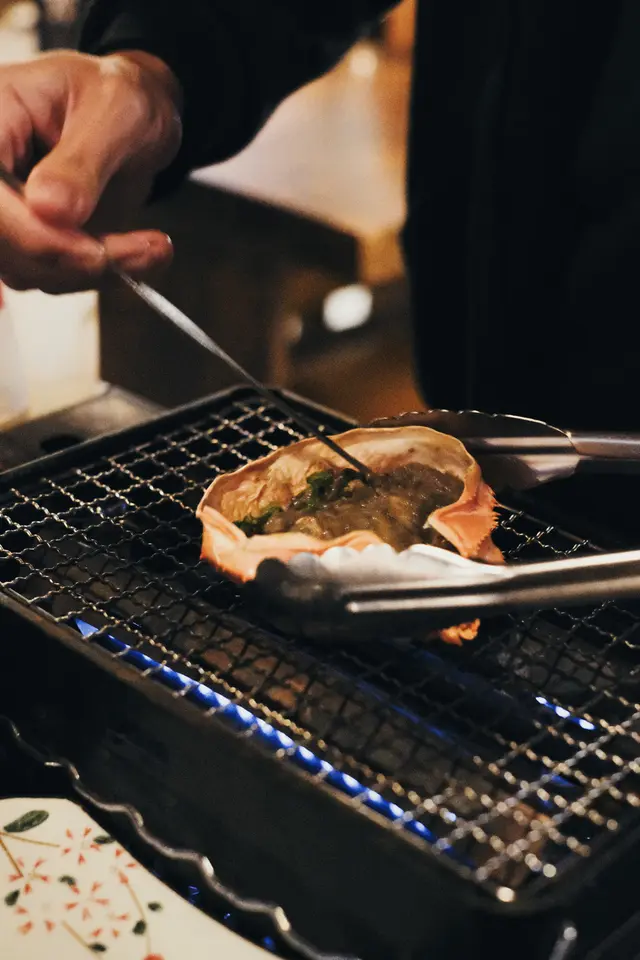 蟹味噌甲羅燒