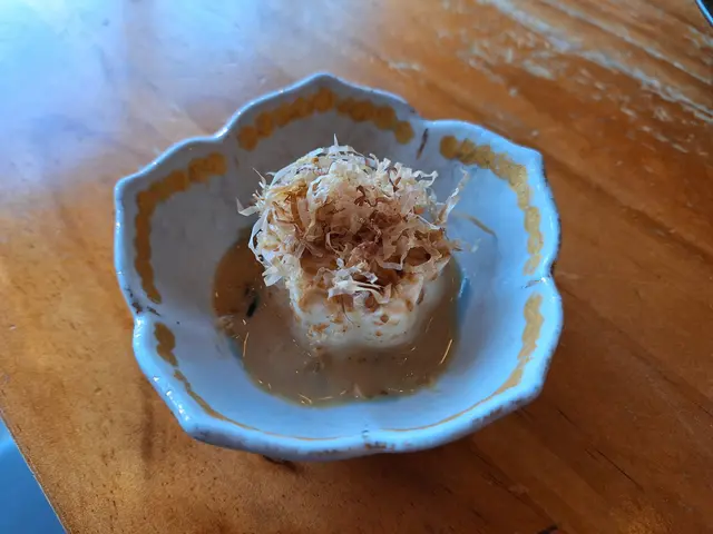 胡麻豆腐菠菜沙律