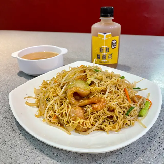 乾炒豬頸肉一丁