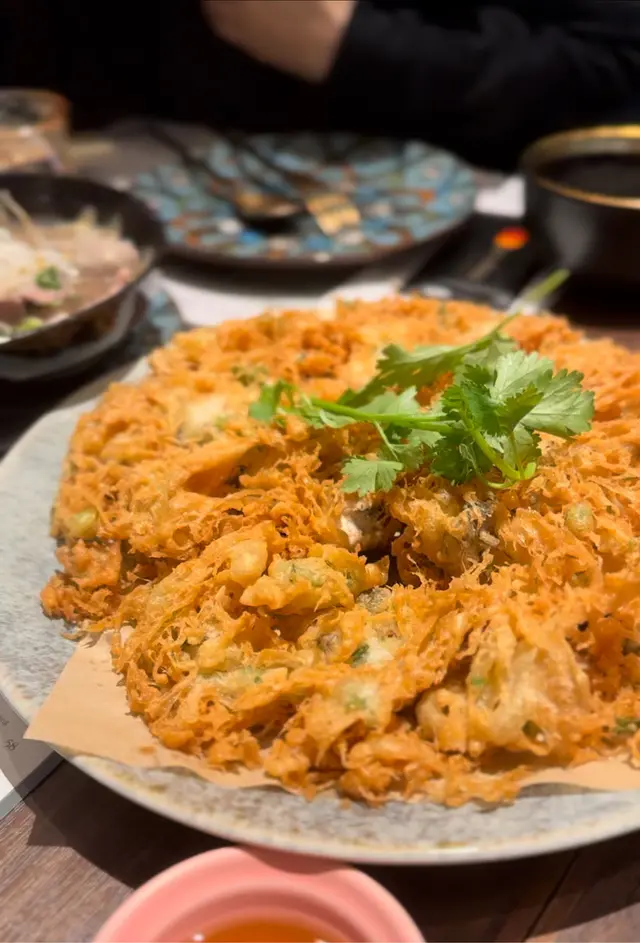蜂巢蠔餅