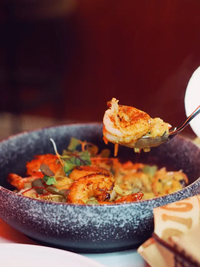 Laksa Seafood Risotto