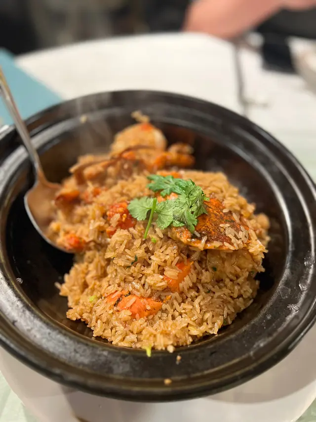 蟹肉相當鮮甜 蟹膏十足
糯米飯有水準！