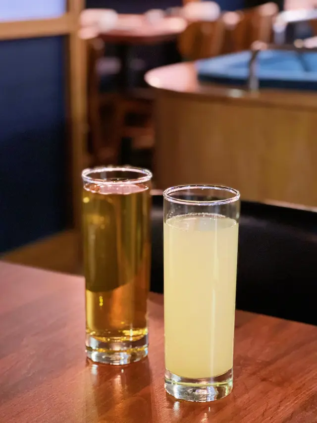 茉莉薰花冷泡茶 & 白桃梳打
