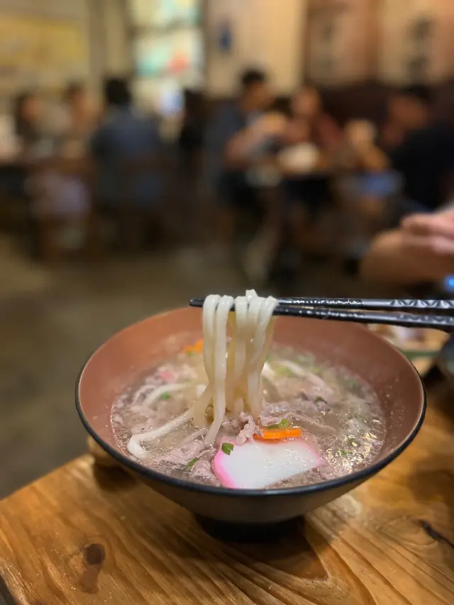 溫泉蛋牛肉湯烏冬