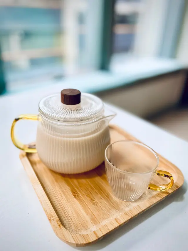 杏仁奶茶茶