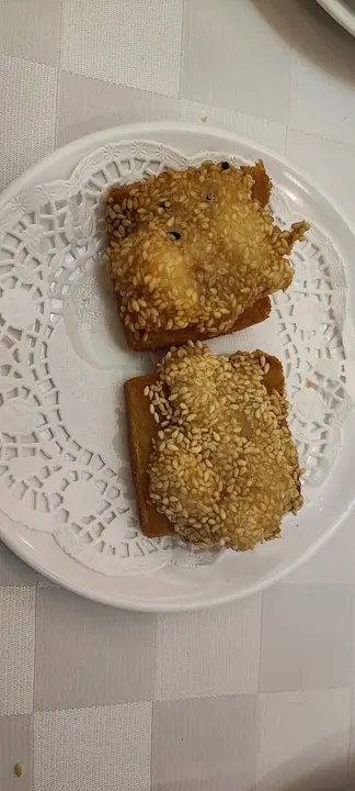 芝麻虾多士