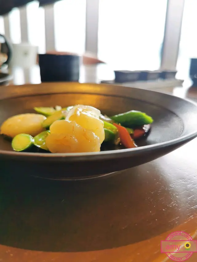 翡翠炒帶子蝦球