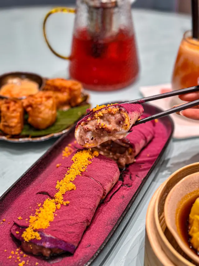 骯髒鹹蛋黃芋泥蛋餅