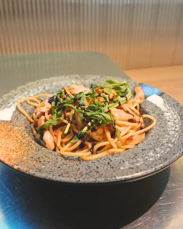 乾蕃茄黑醋雞肉意粉