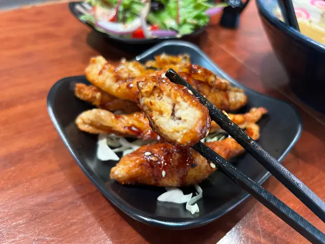 燒汁雞皮餃子