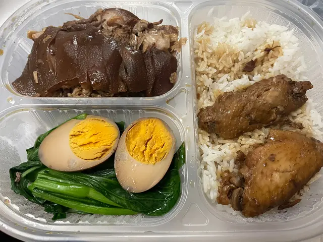 隆江豬腳飯配肉條