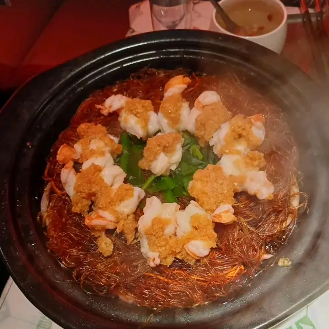 蒜蓉粉絲蒸蝦仁