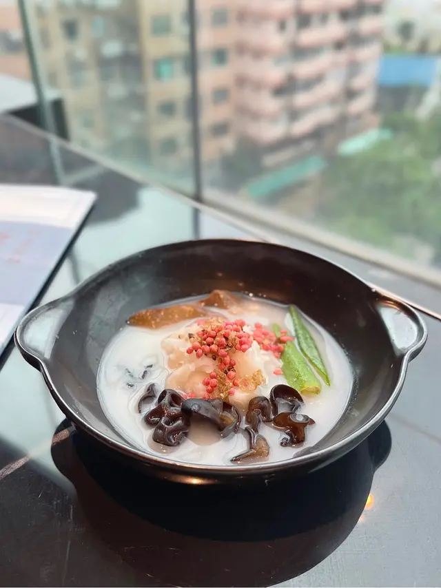海參．秋葵．米湯