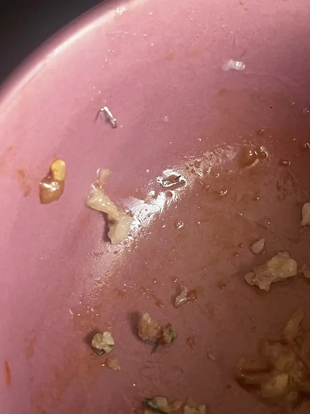 釀青椒釀一半、咬落同塊薯片咁上下厚薄、釀燈籠椒用個頭黎釀、鮮蝦腸粉粒蝦蝦米咁上下大（每條2粒左右）、叉燒腸粉都係每條2粒左右、餃子？鍋貼？冇包嘅！？
加得最多料就係鋼絲刷啲鋼絲，食完全口都係，史上難得嘅劣食。唔該呢班人執咗之後唔好再做廚房為害人間