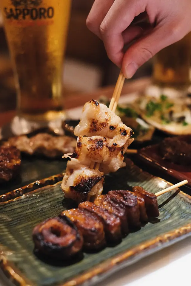 鹽燒豚肉荔枝卷