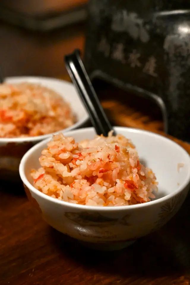松葉蟹海膽釜飯