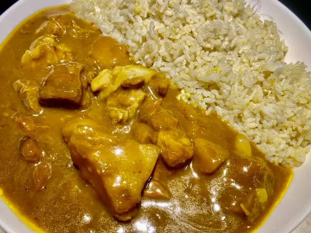 咖哩牛腩飯炒底