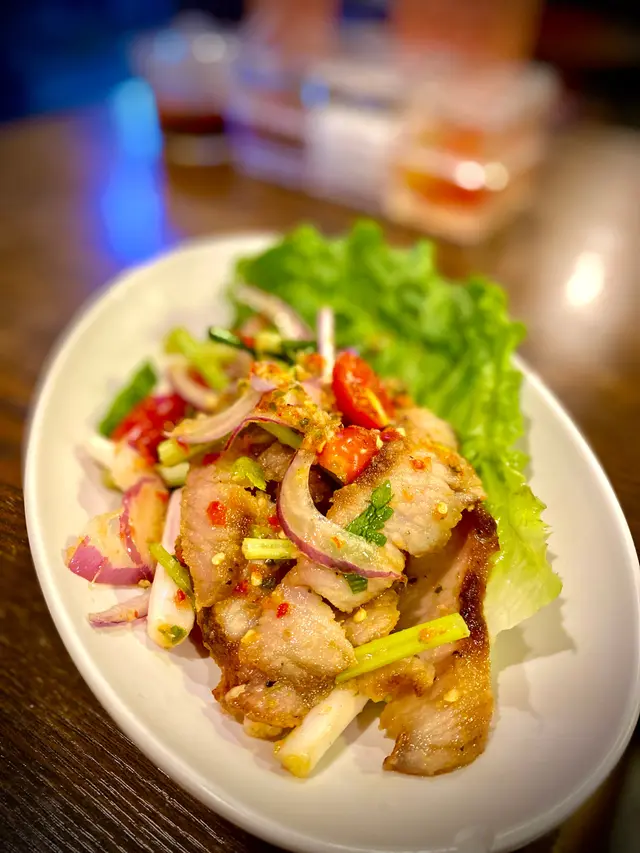 📌豬頸肉沙律