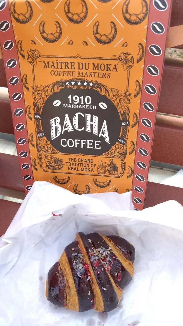 紅莓薰衣草迷你牛角包