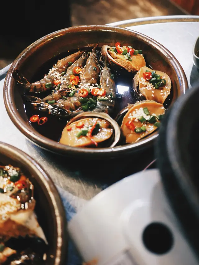 韓式醬油海鮮拼盤