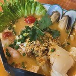 🍲海鮮冬陰功金邊粉 ($68)
海鮮好足料啊！外賣想嗌過呢樣，始終係湯，想落嚟堂食開心～