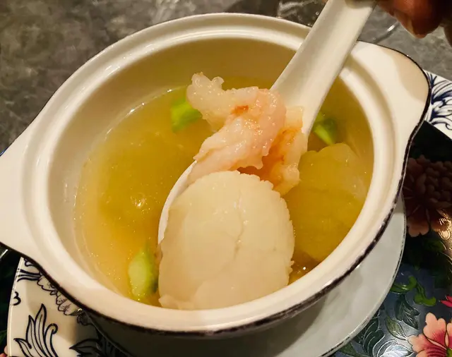 象拔蚌夜香花乾貝燉夏瓜湯