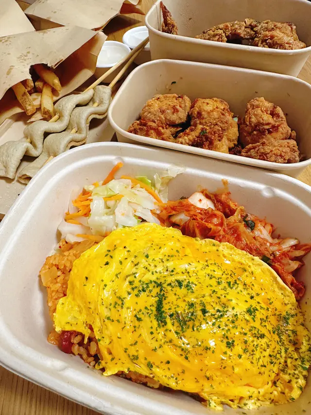 韓式泡菜蛋蓋炒飯