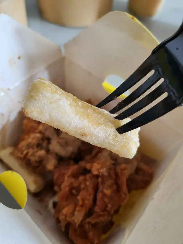 小蜜蜂炸雞套餐(鹽酥炸雞、紫菜拌飯、飲品)