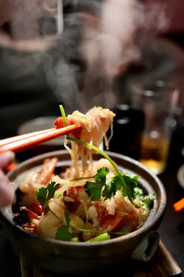 大虾粉丝煲