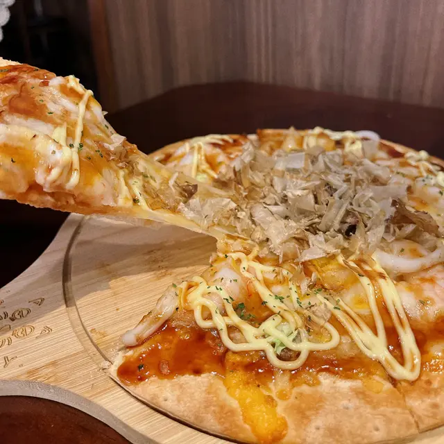 海鮮大阪燒薄餅