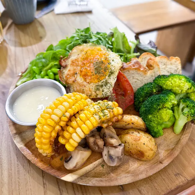 十種蔬菜田園全日早餐