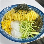 冷麵  豆乳汁
粟米  青瓜  海帶  紫菜
魔芋絲
