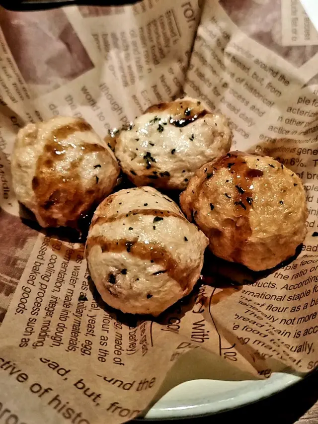 燒汁焗八爪魚丸